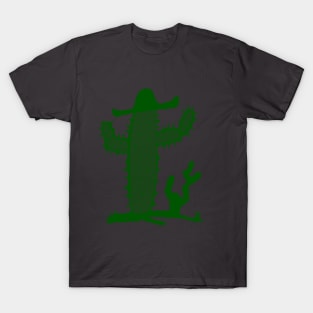 Funny cactus in a sombrero hat T-Shirt